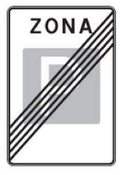 Stovėjimo zonos pabaiga