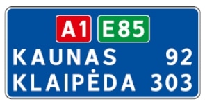Atstumų rodyklė