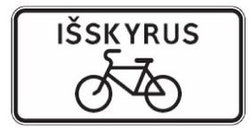 Išskyrus dviratininkus