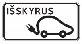 Išskyrus elektromobilius